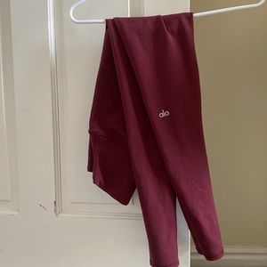 Maroon ALO Leggings, size xs